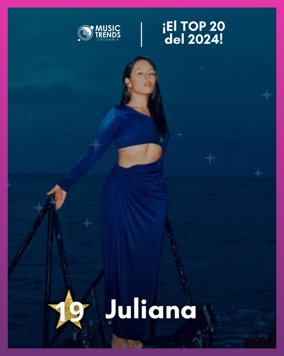 19. JULIANA

Del gigantesco universo musical que fue Mar Adentro, Juliana se apoderó por tres noches completamente agotadas del histórico Teatro Mayor Julio Mario Santo Domingo. 

Una serie de shows que demostraron su potencia vocal y performática, mismas que la ponen al nivel de