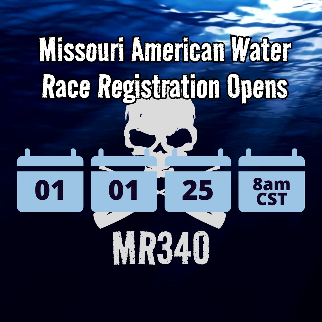 Registration for the 20th Annual Missouri American Water #MR340 opens bright and early at 8am New Year’s Day!

Registration is open until June 16, 2025. Visit mr340.org/register/ to get registered. 

#SYOTR 🚣🏽🏞️