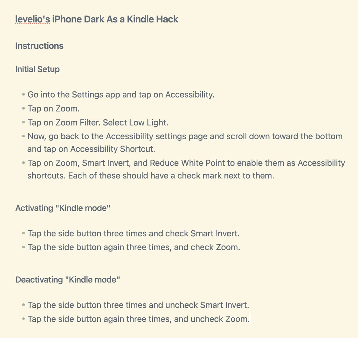 <a href="/levelsio/">@levelsio</a> Holy hell, this was hard to follow. Here's the steps, simplified.