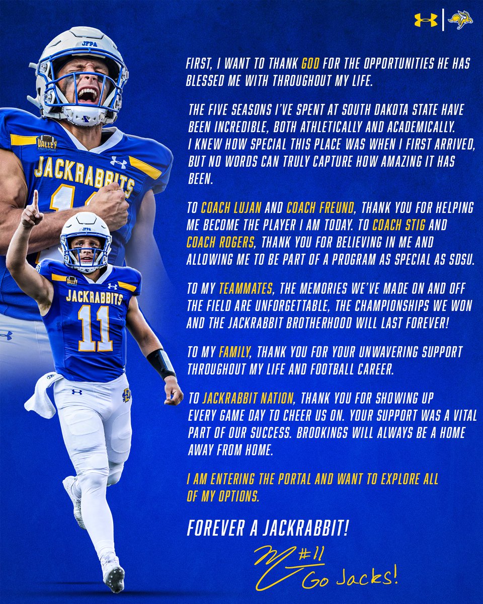 Mark Gronowski (@mgronowski11) on Twitter photo Thank you South Dakota State!π° Thank you South Dakota State!π°