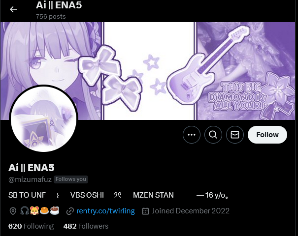 BpdShin's tweet image. should i follow back this fan