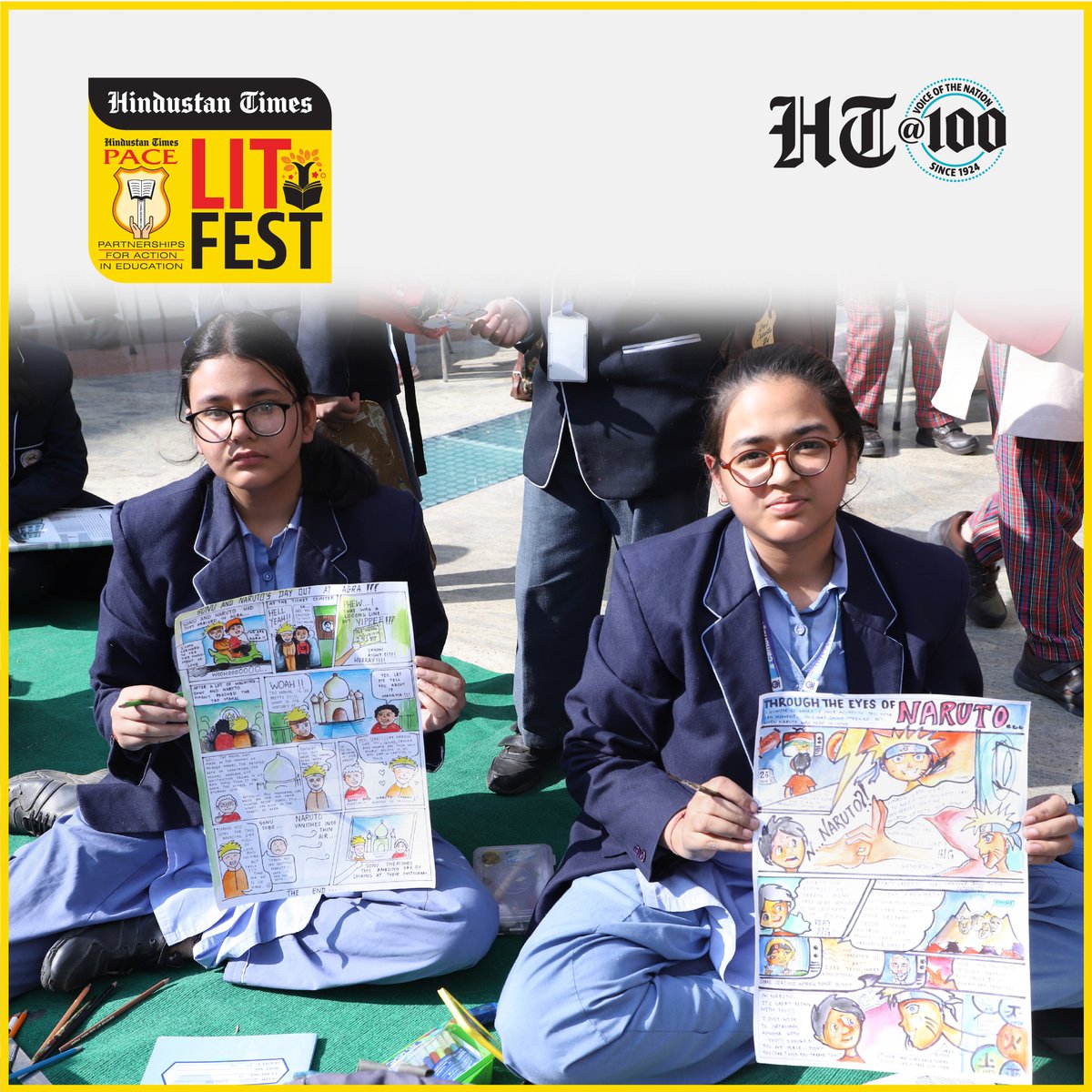 htTweets's tweet photo. #HTPACELitFest concluded successfully across 5 partner schools from Dec 9–13
✅ 350+ Schools
✅ 15K+ Students
✅ 40+ Experts (Speakers, Judges, Guests)
A vibrant celebration of words, creativity & knowledge!
#HTLitFest2024 #HTat100 #HindustanTimes @htschooltweets @chetna_keer @swati0408 @sutapabsu20