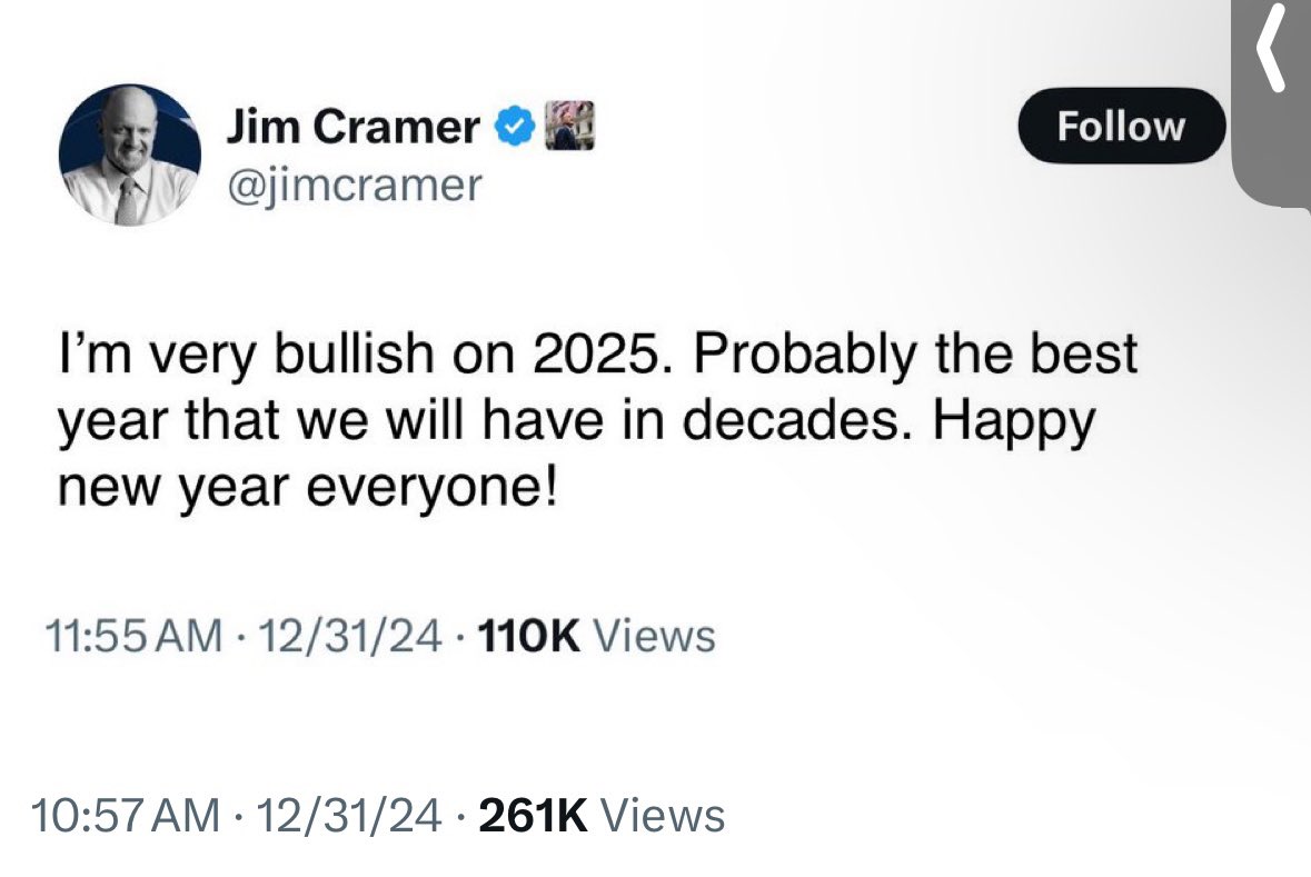C2CoastTrading's tweet photo. @TheDrugMoney Because Cramer is bullish https://t.co/impM0BWHf7