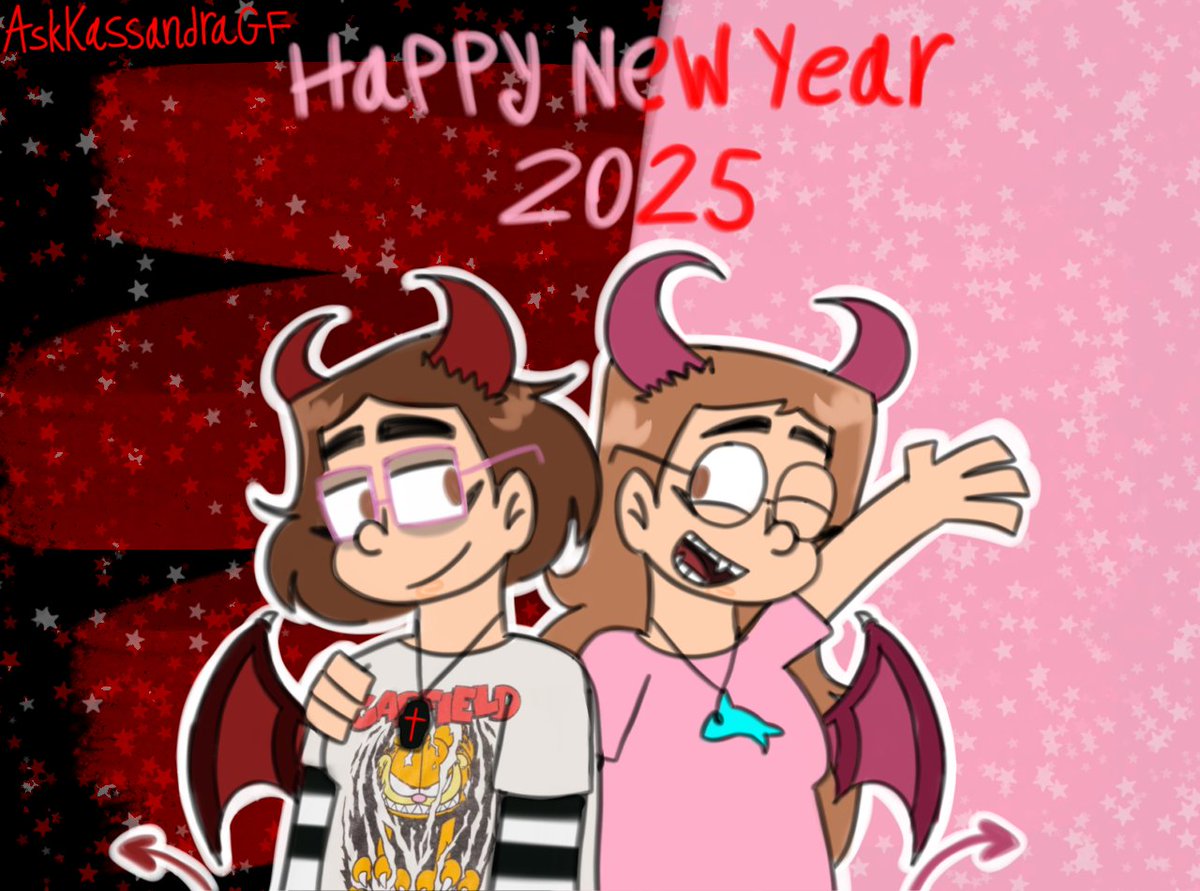 AskKassandraGF's tweet photo. Happy new year πππ
#originalcharacters #demon #helloneighborau #HappyNewYear #HappyNewYear2025 https://t.co/Jsq5SpQ3vd
