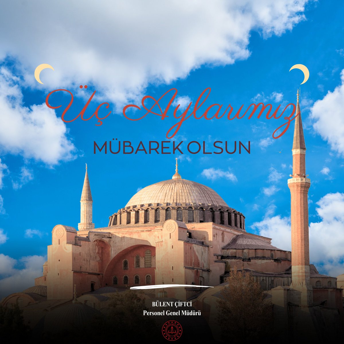 "Mübarek üç aylar ülkemiz ve islam alemine hayırlı olsun. Rabbim bu mübarek ayları birlik, beraberlik ve kardeşlik duygularımızın güçlenmesine vesile kılsın.” 🤲🤲