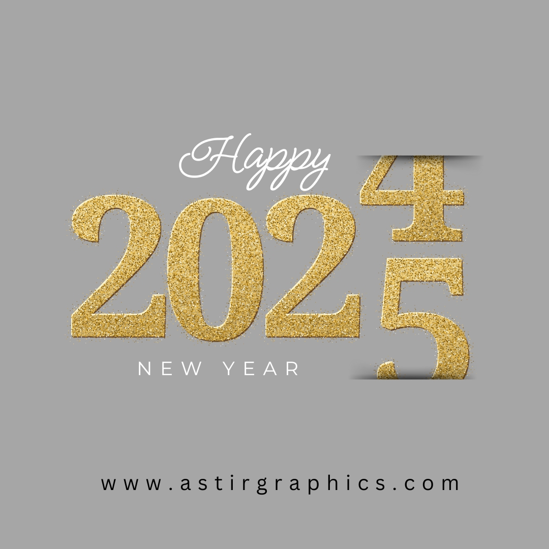 AstirGraphics's tweet photo. 🎉 **Happy New Year 2025!** 🎉  

Here’s to new opportunities, stronger connections, and unstoppable growth! 🚀  

Thank you for trusting **Astir Graphics** with your brand’s journey. Let’s make 2025 unforgettable—together! ✨  

#HappyNewYear #AstirGraphics #DigitalSuccess https://t.co/0uWGGiDW1k