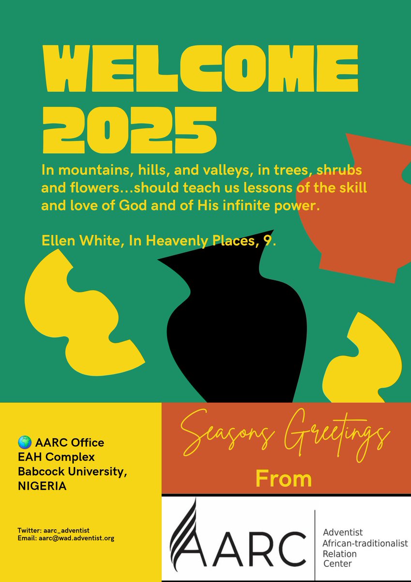 aarc_adventist's tweet image. It&apos;s a New Year of God&apos;s grace. Welcome 2025!