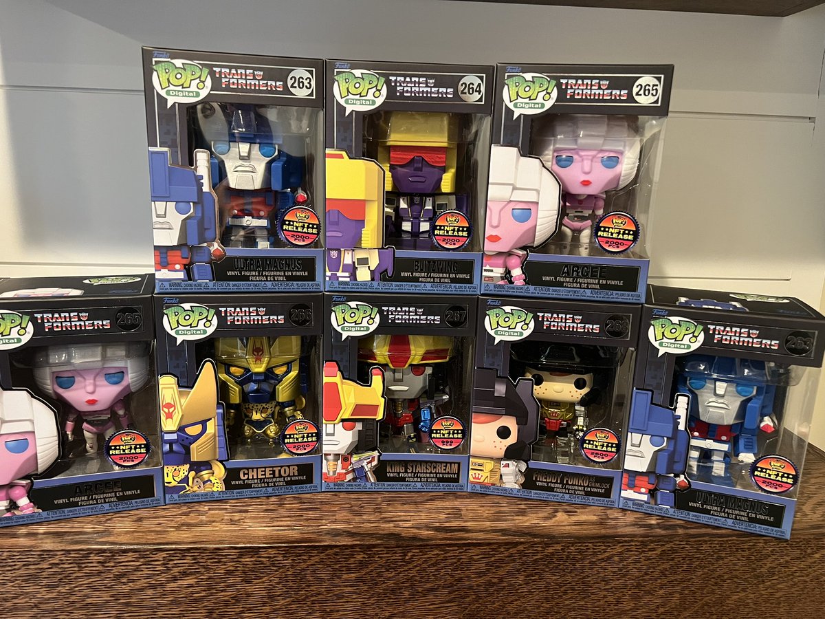 wildfortoys's tweet image. @Dropppio delivery! 📦🚚  Love these physical Pops! from the “TRANSFORMERS x Funko Series 2” NFT drop! Happy they arrived damage free. #Funko #FunkoPop #FunkoPopDigital #NFT #collectible #WildForToys #Transformers