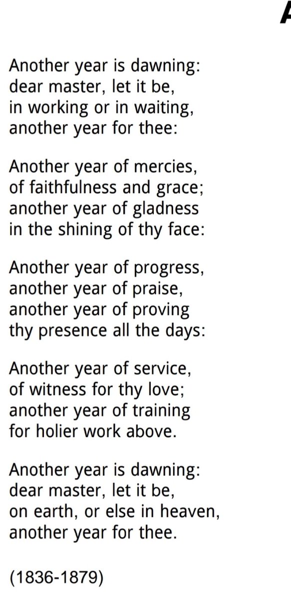 lindys2's tweet photo. My favorite new year poem by Francis Havergal. https://t.co/jdSBBpYdWm
