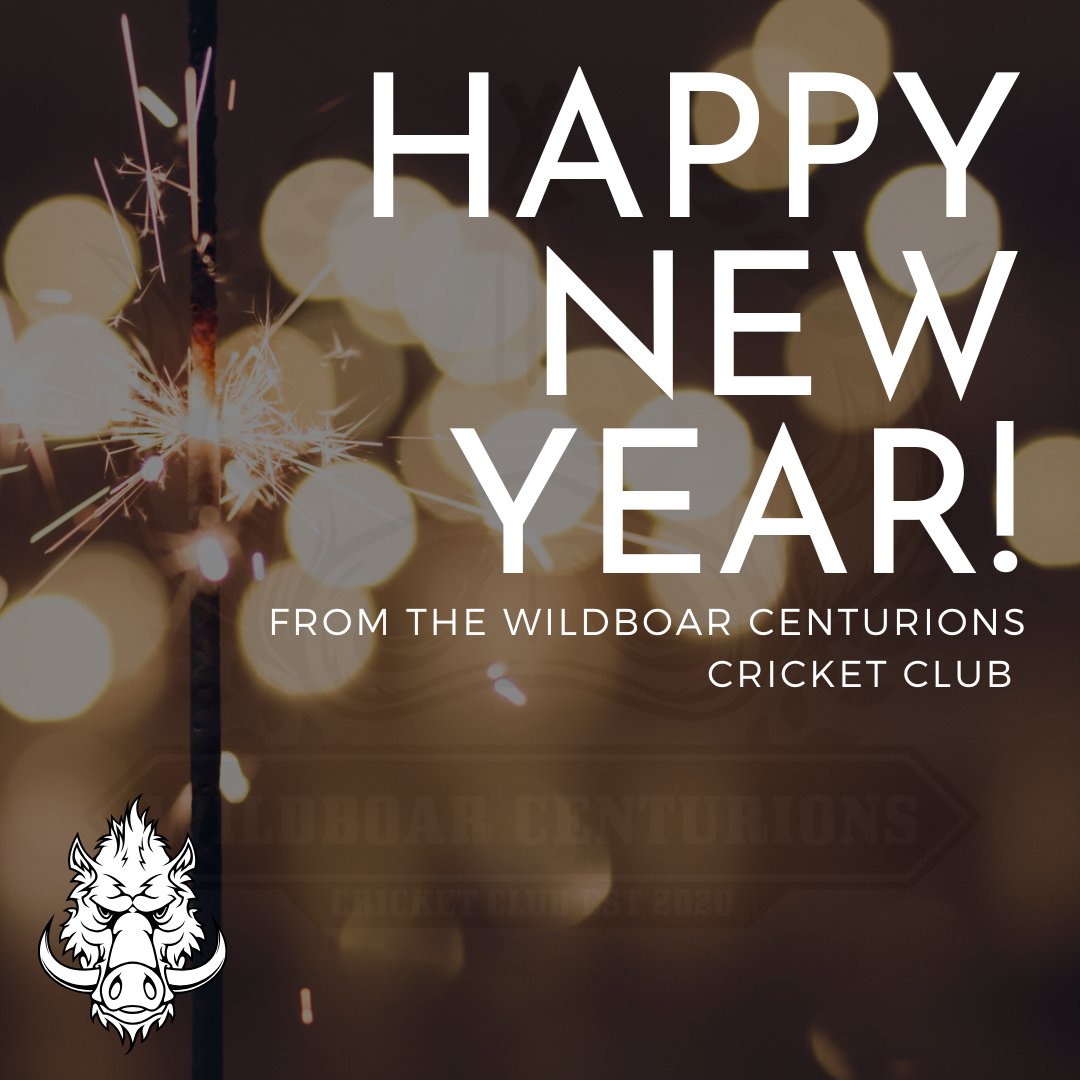 WildboarCCC's tweet photo. 🎆🎉 Happy New Year from the Wildboar Centurions Cricket Club! 🎉🎆

To our players, committee, sponsors, supporters, &amp; the entire cricket community, we extend our heartfelt wishes for a brilliant New Year! May 2025 bring you prosperity, success, &amp; endless runs, wickets &amp; catches https://t.co/HHdQAdWCRE