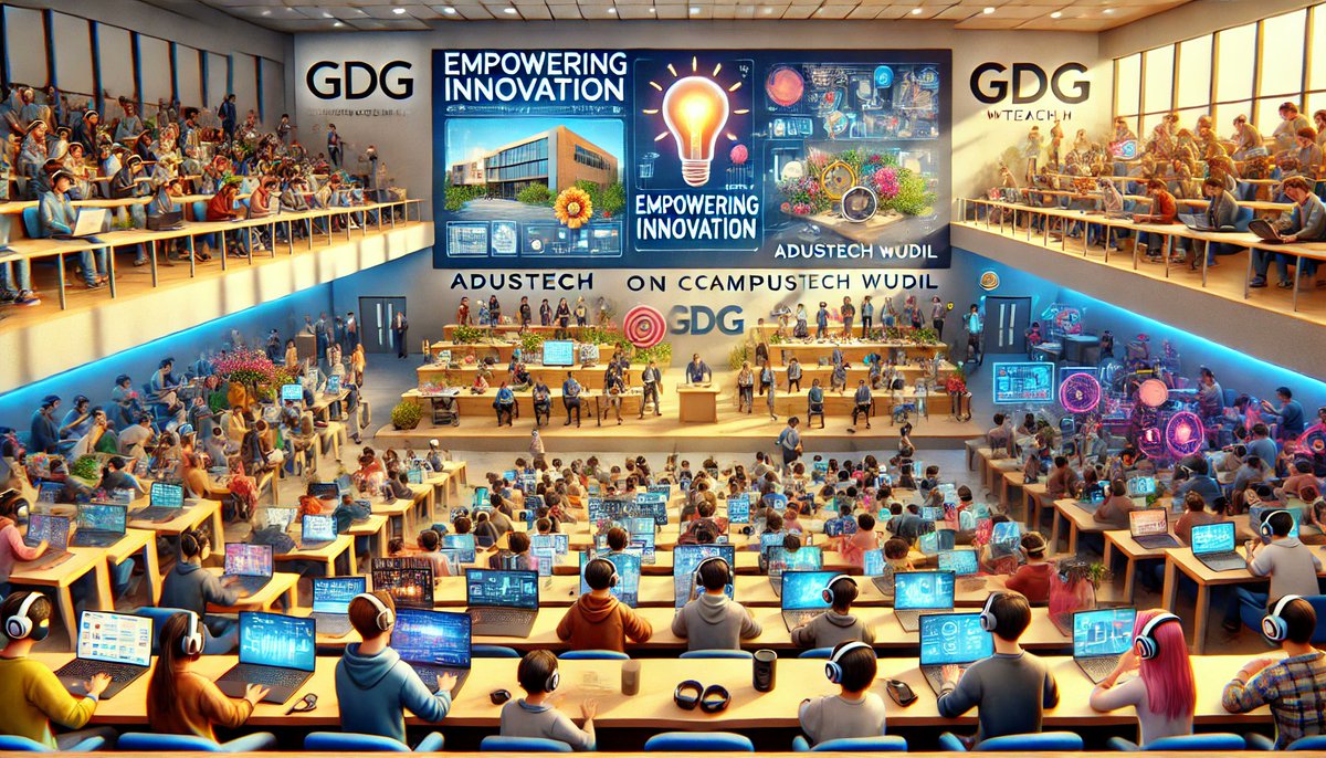 GDG_Adustech's tweet photo. GDG on Campus ADUSTECH Wudil: 2024 Year Wrapped Up 

As 2024 comes to a close, we reflect on an incredible year filled with growth, innovation, and a shared passion for technology. Here’s a glimpse into our journey this year: https://t.co/PtkGddY8LI