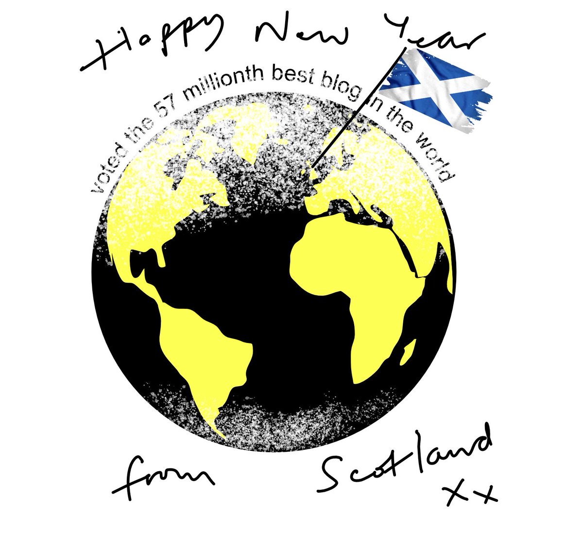 Happy New Year from me and the blog voted the 57millionthbestblogintheworld.com