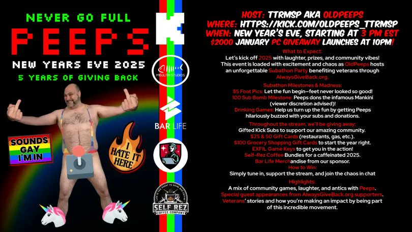 "PEEPS"/AGB Charity tweet media