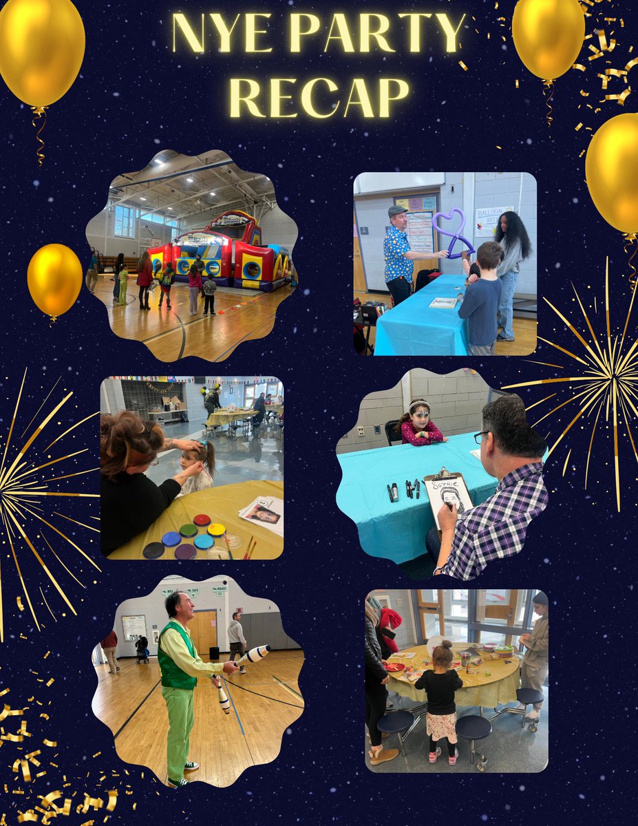 DanversRec's tweet image. Danvers Rec NYE party was a success! Here's a little recap of the day. We hope everyone has a happy new year!🎉🎈🪩