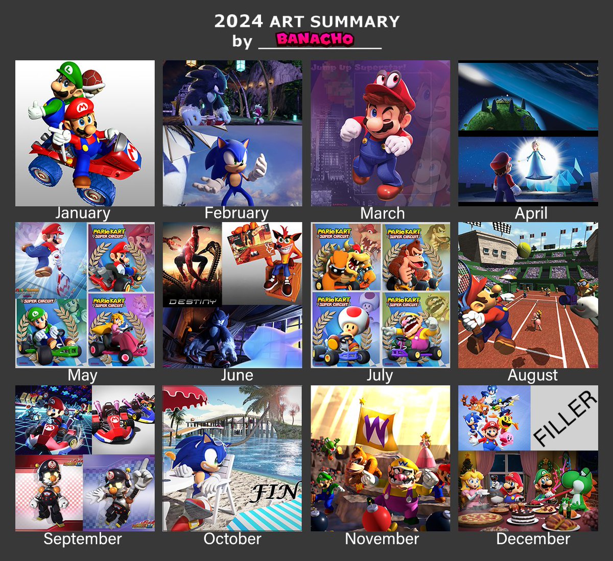 CashBanacho's tweet image. looking throughout the year, i'm happy with my stuff, even though i procrastinate a lot lol 

looking forward for next year!