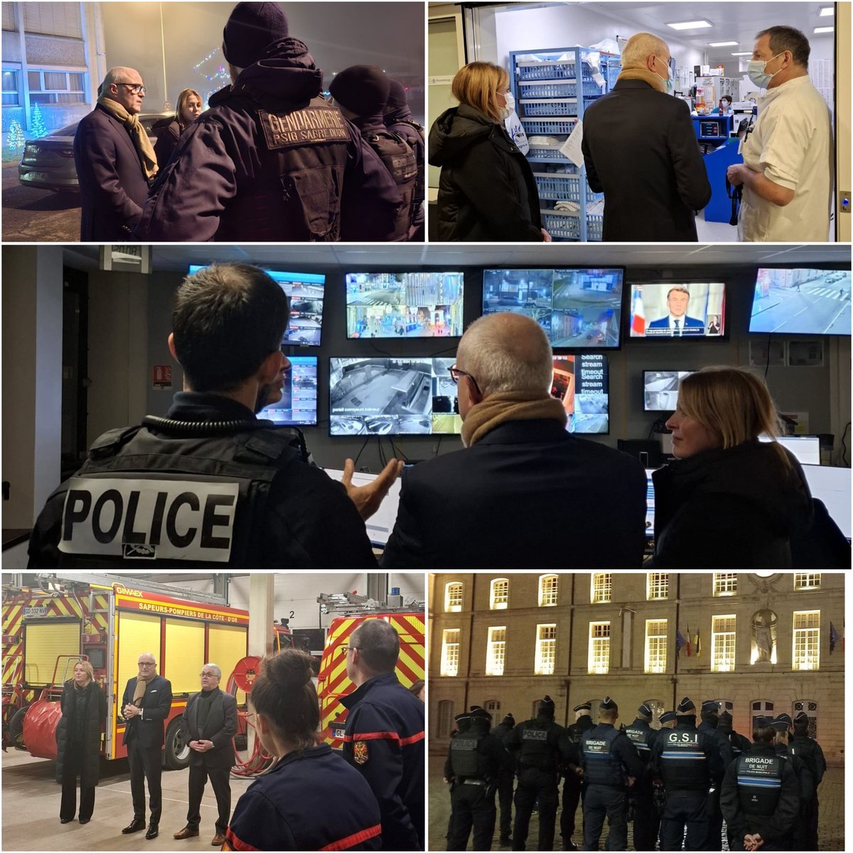 Préfet Bourgogne-Franche-Comté, Préfet Côte-d'Or (@prefet21_bfc) on Twitter photo #Securite #NouvelAn2025
Le préfet Paul Mourier, accompagné de <a href="/nkoenders/">Nathalie KOENDERS</a>, maire de Dijon, saluent les hommes et femmes engagés dans le dispositif renforcé de sécurité publique mis en place pour la nuit du 31 décembre en #cotedor.
👉 Les services de <a href="/PoliceNat_21/">Police nationale 21</a>, de la #Securite #NouvelAn2025
Le préfet Paul Mourier, accompagné de <a href="/nkoenders/">Nathalie KOENDERS</a>, maire de Dijon, saluent les hommes et femmes engagés dans le dispositif renforcé de sécurité publique mis en place pour la nuit du 31 décembre en #cotedor.
👉 Les services de <a href="/PoliceNat_21/">Police nationale 21</a>, de la
