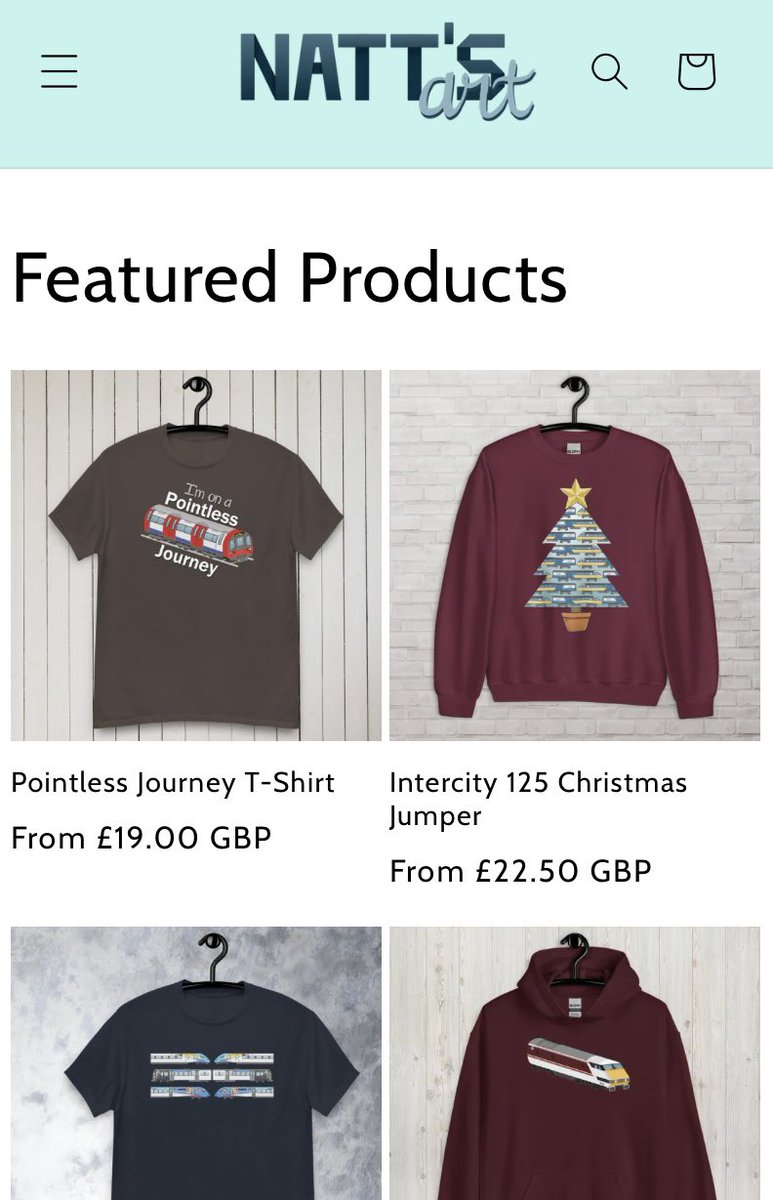 For anyone interested here is a natts.art Year in Stats (well 11 months as I didn’t start until 30th Jan)

209 Orders

24 Christmas Jumpers ordered

£6876.76 Spend on Natt’s Art

Average order price: £28.22

Most Popular product: Pointless Journey T-Shirt