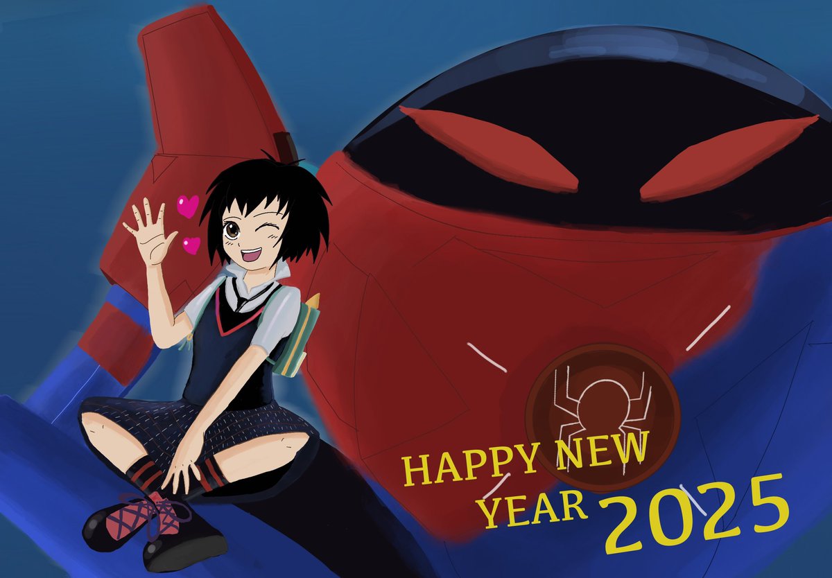 m4k2II0tipj2Gco's tweet image. HAPPY NEW YEAR 2025 EVERYONE 

Hopefully it will be a good year and I hope to post more frequent and varied drawings (not guaranteed but I&apos;ll try).

#PeniParker #PenniParker #PennyParker #ペニーパーカー #SpiderVerse #IntoTheSpiderVerse #AcrossTheSpiderVerse #ITSV #ATSV