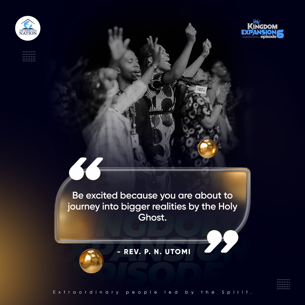 Be excited because you are about to journey into bigger realities by the Holy Ghost. -RPN 

#RPN

#KingdomExpansion

Watch live, subscribe, like, and click 🔔