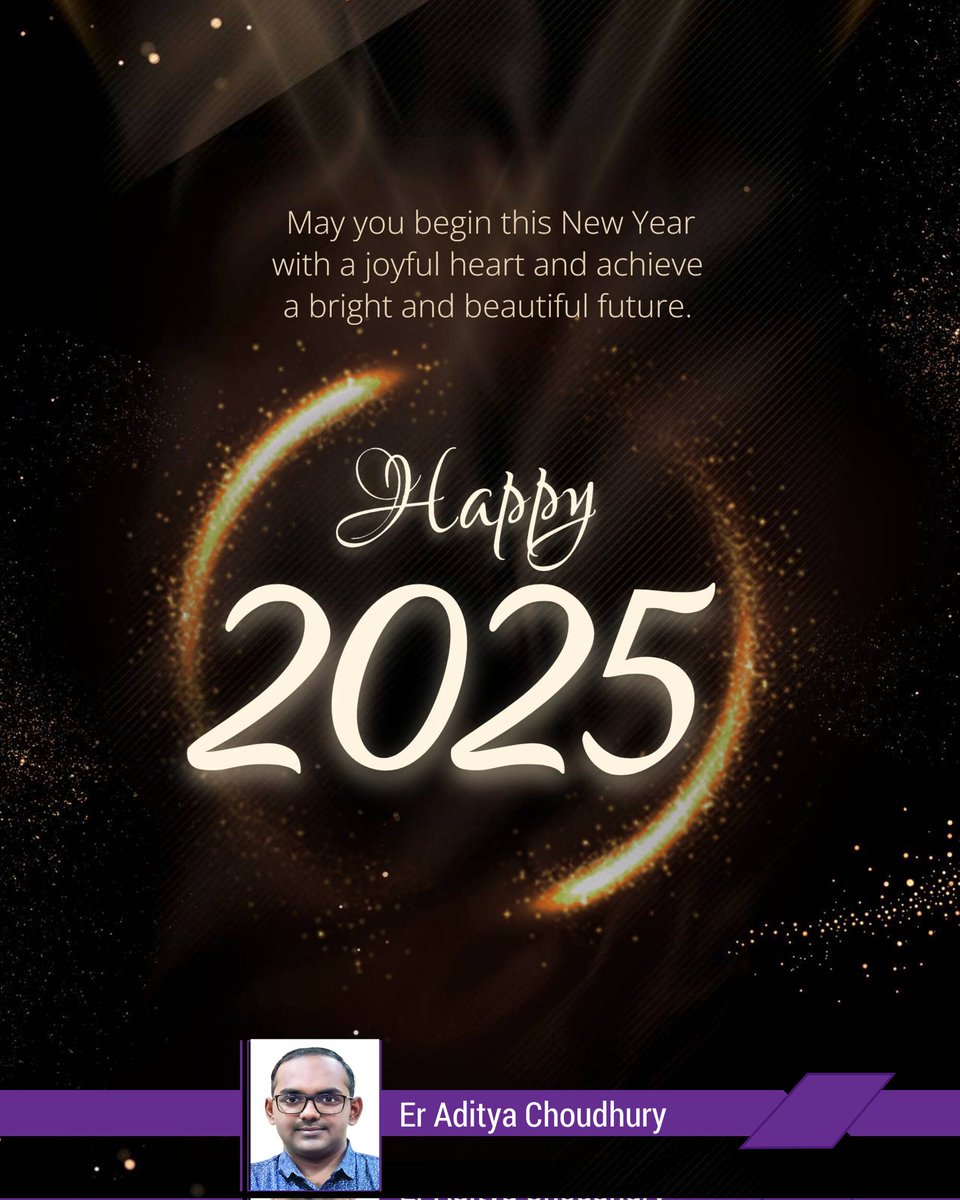 ADCHOUDHURY's tweet photo. Wishing every day of the new year to be filled with success, happiness, and prosperity for you and your family.

Happy New year 2025 https://t.co/2lWDDtiZAX