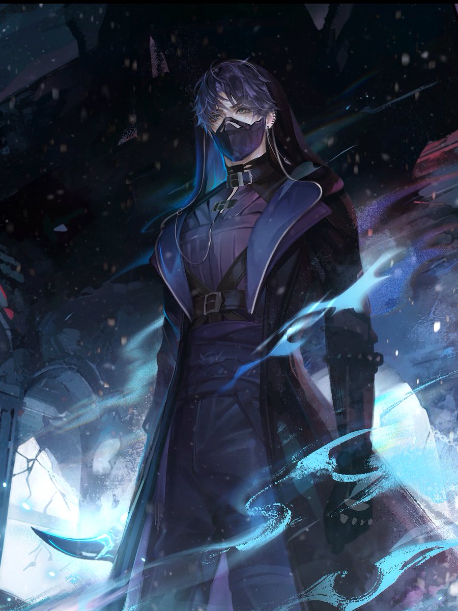 Fatdragon96's tweet photo. 当沙漠飘雪，当文明湮灭

#恋と深空 #ホムラ #LoveandDeepspace #Rafayel #祁煜 https://t.co/ASYIcPbtJe