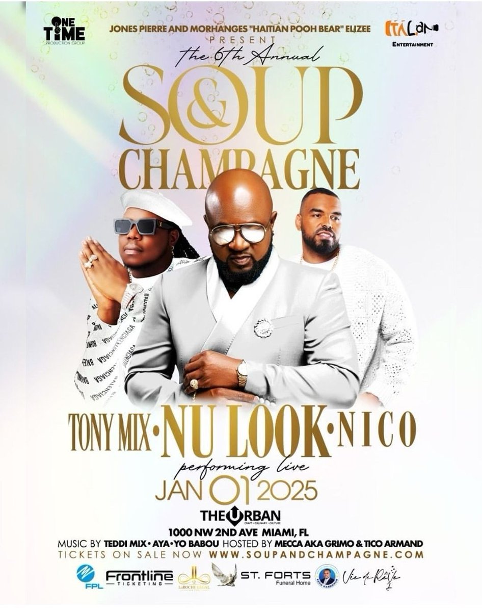 RepDotieJoseph's tweet photo. It's not too late to get your tickets for some Soup &amp; Champagne 
#SoupJoumou

https://t.co/rNm1SBdcV8 https://t.co/spny3Xkwqh