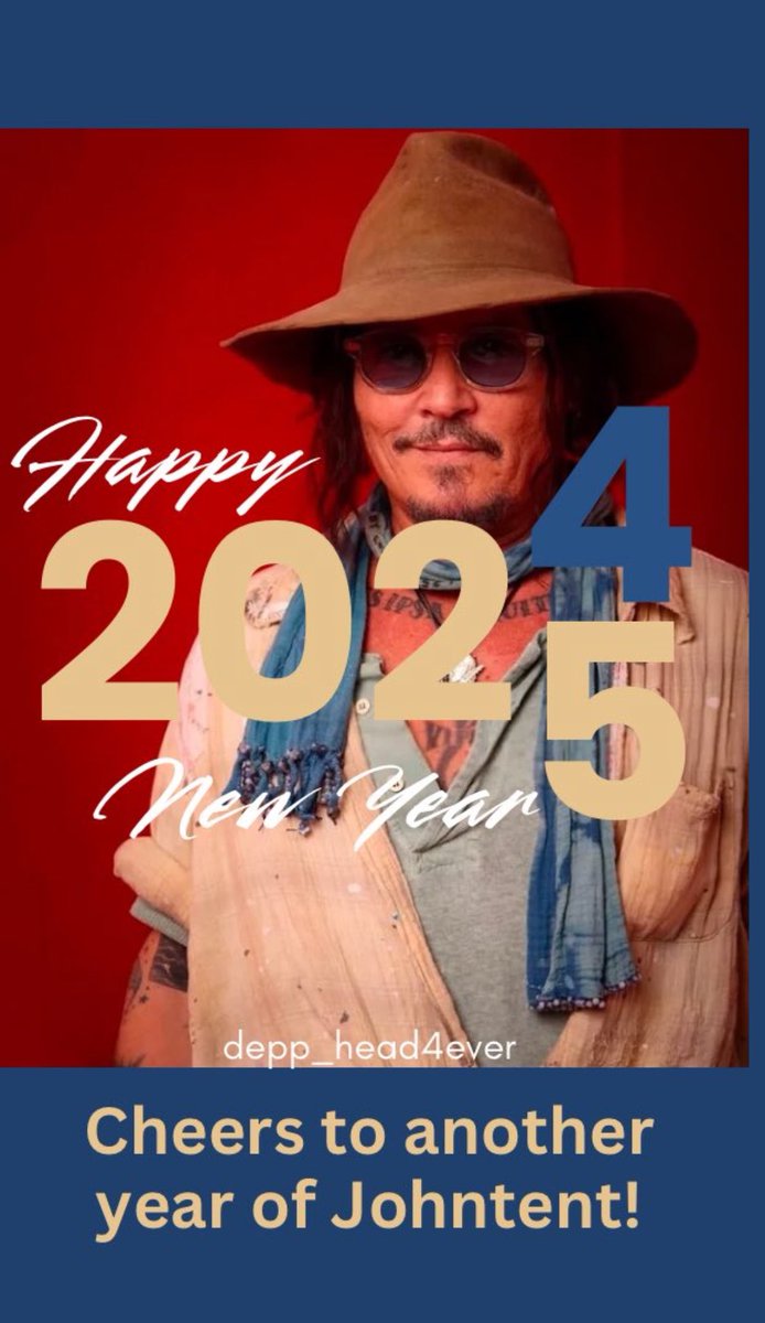 Happy New Year to Depp’s Family, and to the rest to those who support Johnny Depp. I hope 2025 will be a much better and much more beautiful year. Happy New Year beautiful people I wish you 🙏😍