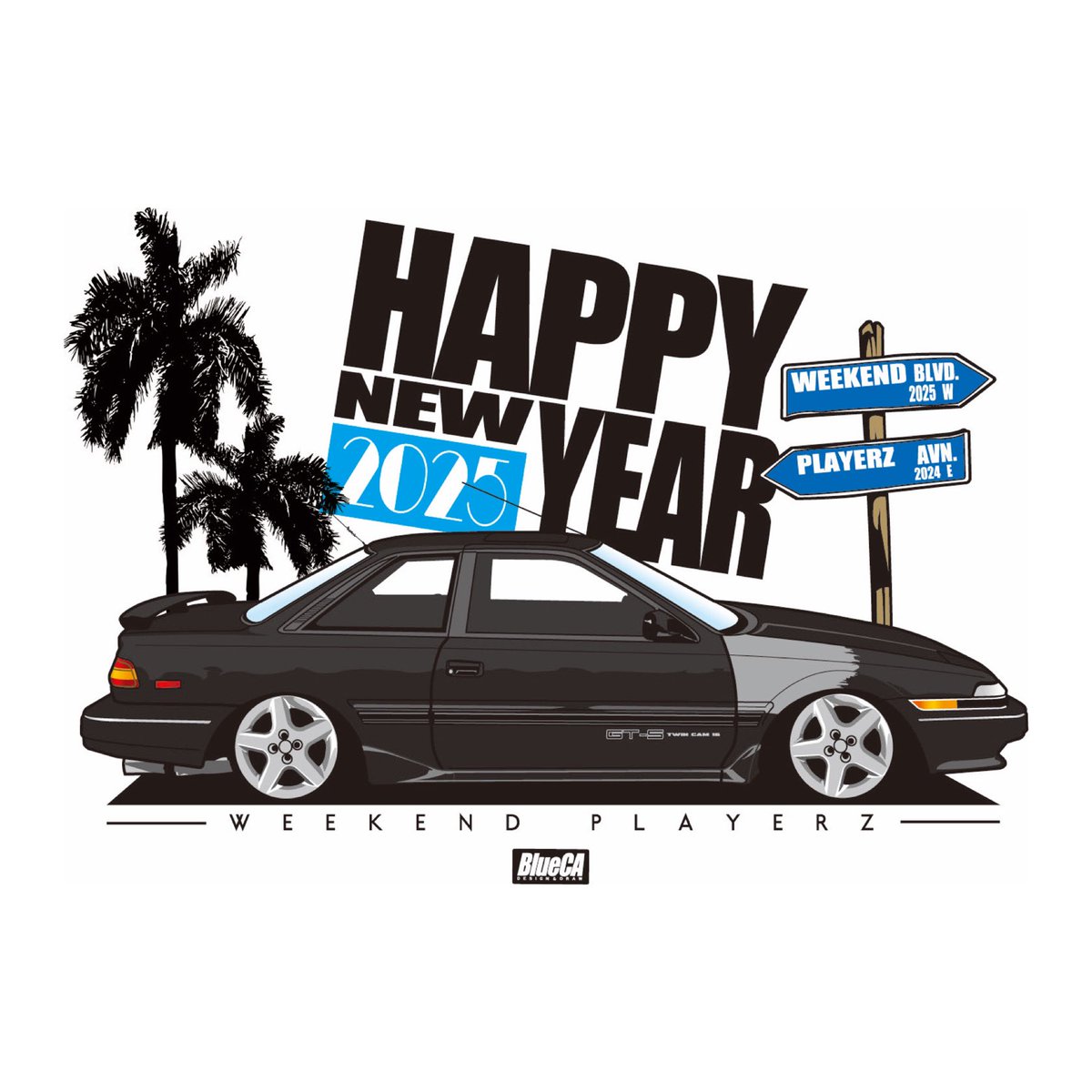 PASSINGBREEZE92's tweet image. あけましておめでとうございます
本年も宜しくです

#WEEKENDPLAYERZ
#BlueCA
#PASSINGBREEZE
#謹賀新年
#デジタル年賀状