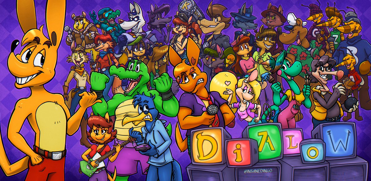 InsaneDingo's tweet image. 🐶📺I couldn't let the year end without finally finishing this one lol. hope ya guys like it!
.
I'm looking forward to sharing more about these funny characters in 2025!✨:)
.
Happy Happy new year btw!🌟
.
#dialow #oc #banner #insanedingo