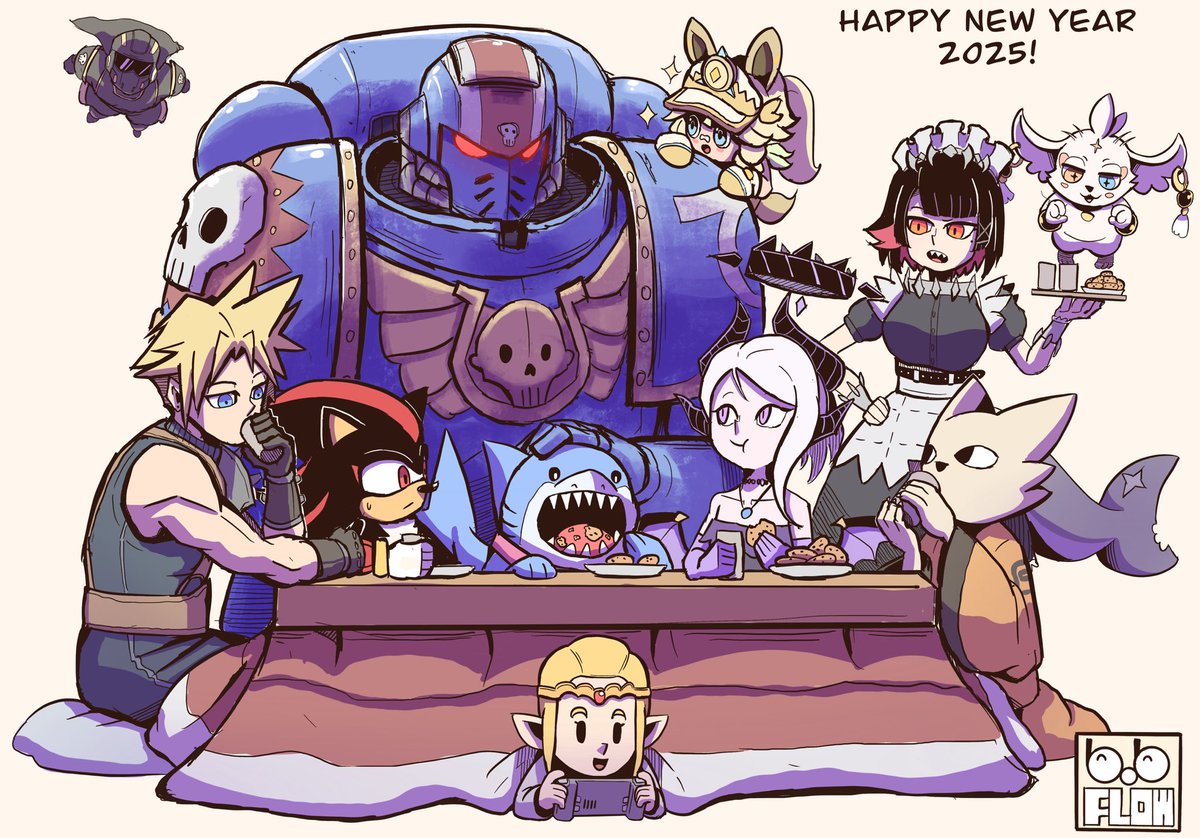 Happy New Year! Favorite game characters from 2024 #ZenlessZoneZero #warhammer40k #GenshinImpact #BlueArchive #MarvelRivals #NineSols #WutheringWaves #ShadowTheHedgehog #FF7R #Zelda #Helldivers2
