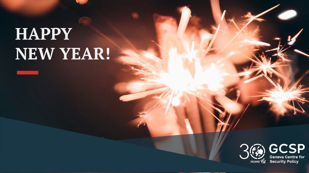 TheGCSP's tweet image. 🎉 Happy New Year 2025! 🎉

The GCSP wishes you a year full of new opportunities and success. As we celebrate our 30th anniversary, we’re excited to keep working with you to advance #peace and #security.

Curious about what’s coming up for 2025? ➡️ bit.ly/48oydkF
#GCSP30