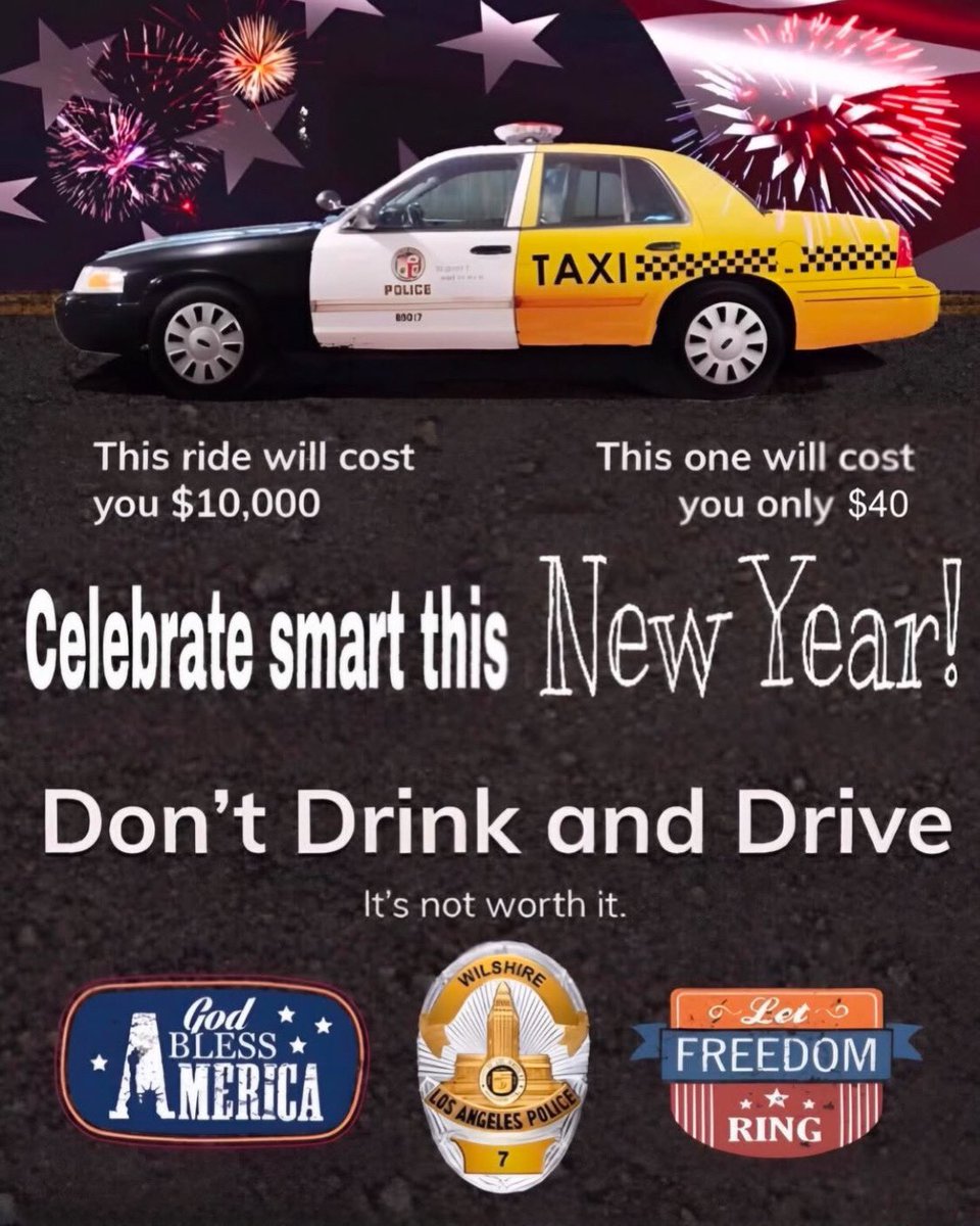 To ensure a safe and responsible celebration, we urge everyone to avoid drinking and driving. Instead, consider the following options:
Designate a sober driver before the festivities begin.
Arrange alternative transportation like a ride-sharing service or public transport.