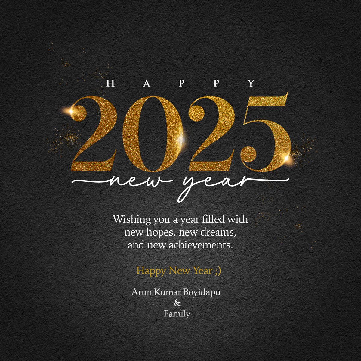✨ As 2024 comes to a close, I'm filled with gratitude for the beautiful memories we've shared and the love we've experienced together. Here's to a 2025 filled with joy, growth, and new adventures for us all. Happy New Year, my dear friends and family! 🎉