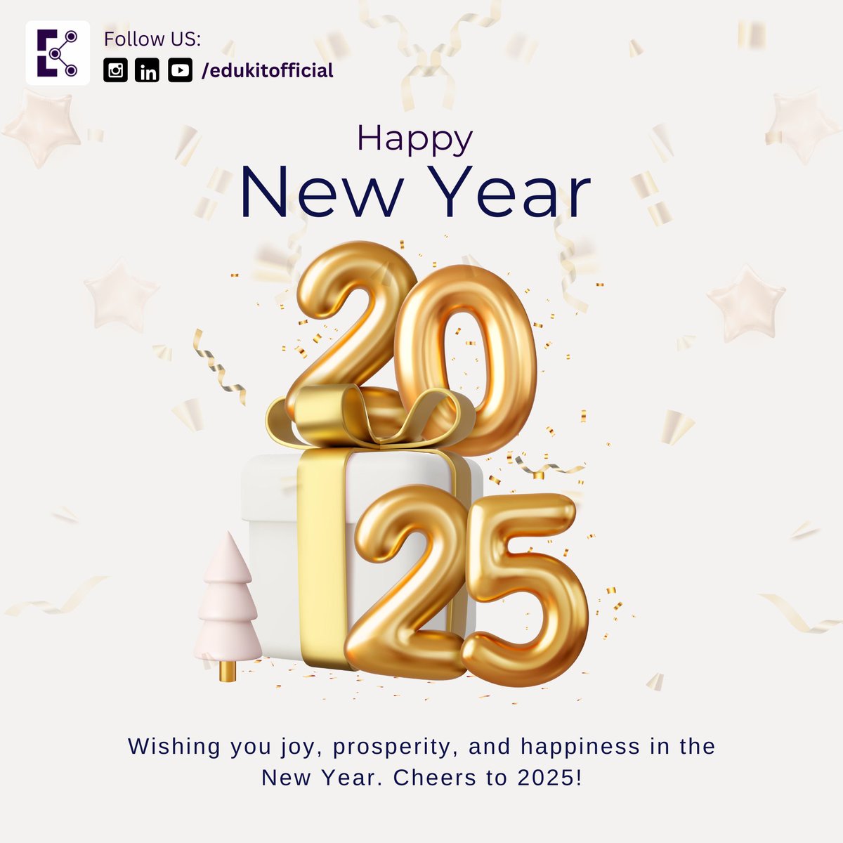 EdukitOfficial's tweet photo. Wishing you joy, prosperity and happiness in the new year. Cheers to 2025!
🎉 Happy New Year 🎉
#hqppynewyear2025 #NewYear2025 #edukit https://t.co/pyQg20KTos