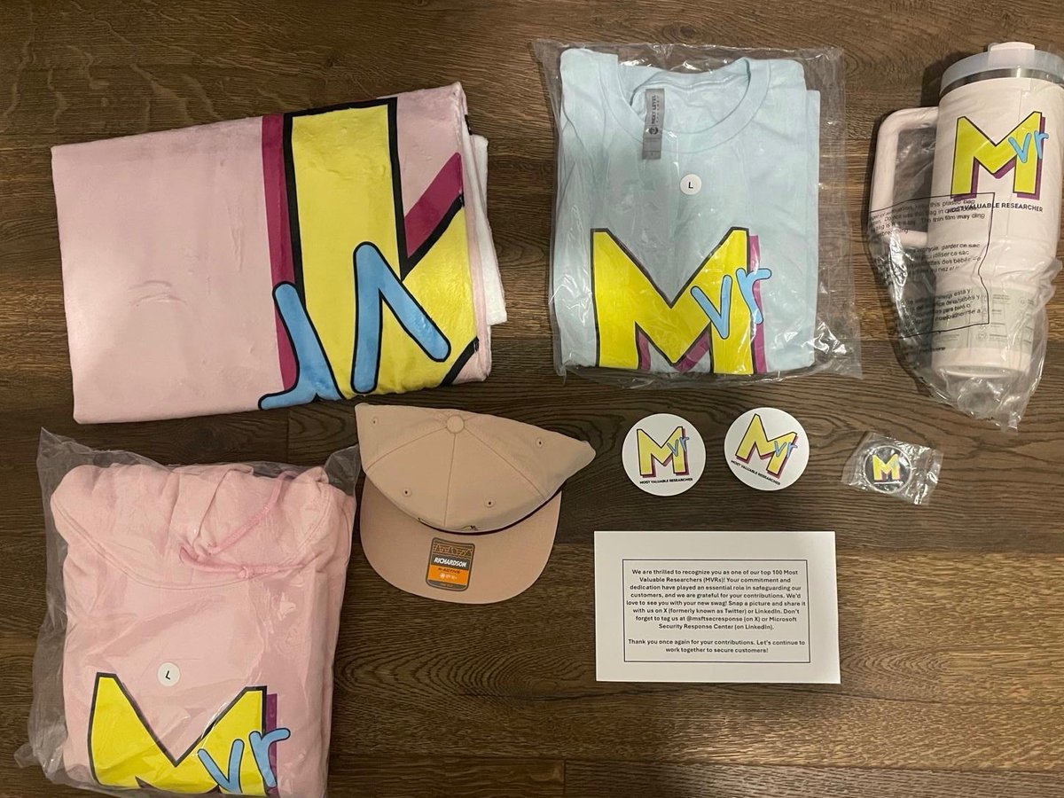 Thanks <a href="/msftsecresponse/">Microsoft Security Response Center</a> 🩷