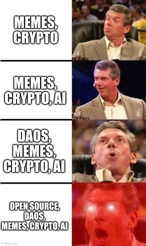There's never been a tech scene like <a href="/ai16zdao/">ai16zdao</a> afaik. Fair launch, token alignment, organic growth, open source code that's trending as the #1 project on GitHub with hundreds of contributors

What <a href="/daosdotfun/">daos.fun</a> <a href="/shawmakesmagic/">Shaw</a> started is crypto-native energy at its best. Accelerate