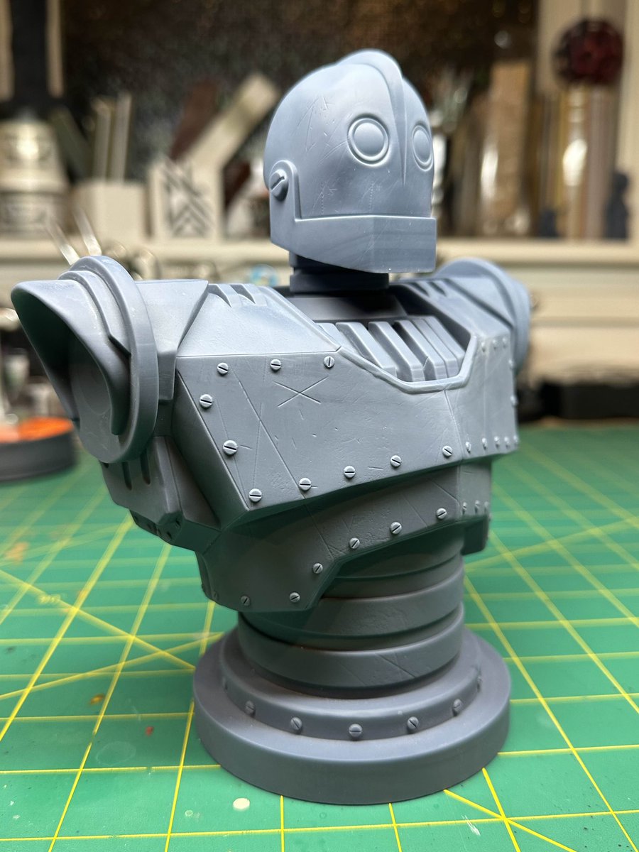 CharroZuck's tweet image. Iron Giant
Sculpt: @fotismint #Zbrush
Resin: @SirayaTech Fast Navy Grey
Printer: @mypeopoly Forge & @WhamBamSystems XTR
Supports: @lychee3d
#irongiant #3Dprinting #3dprinter