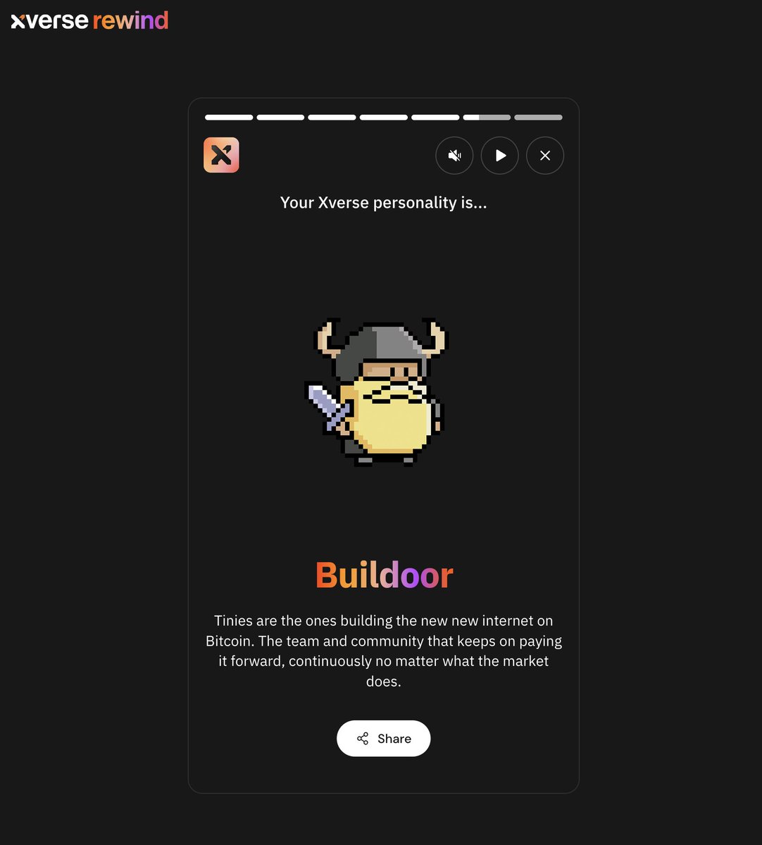 Tiny Vikings (@tiny__vikings) on Twitter photo Makes sense, thanks for the shoutout <a href="/XverseApp/">Xverse - The Home of BitcoinFi</a> 🫡
We just got started 🫡🏗️ Makes sense, thanks for the shoutout <a href="/XverseApp/">Xverse - The Home of BitcoinFi</a> 🫡
We just got started 🫡🏗️