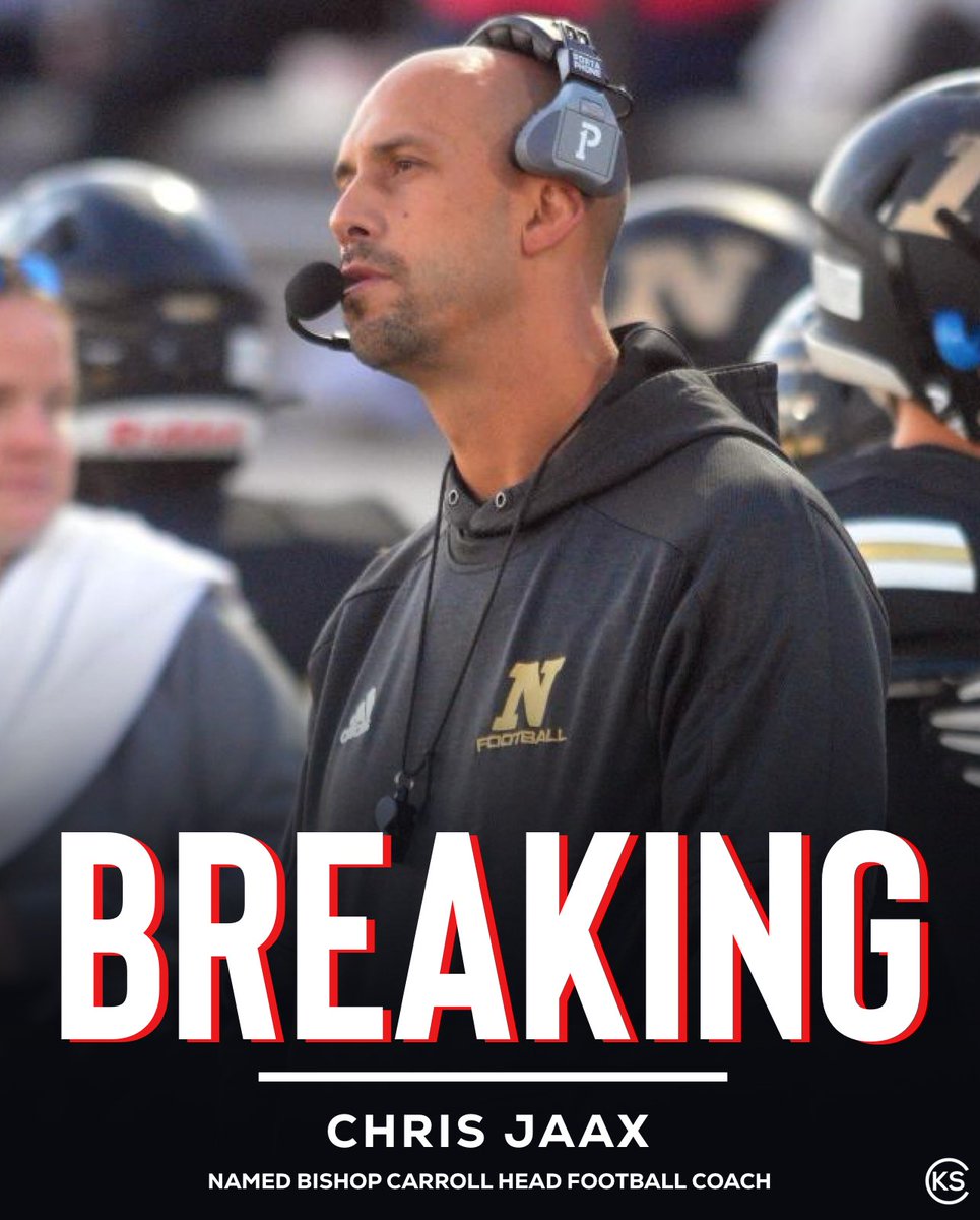KSSCentral's tweet image. Bishop Carroll Football names Chris Jaax as head coach

Jaax went 14-40 as head coach at Newton