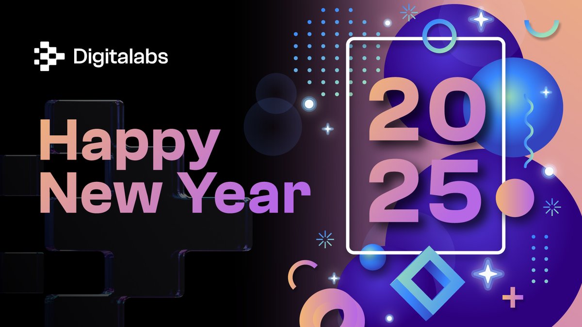 Digitalabs_AI's tweet image. 🥂 Cheers to 2025! 🥂
Digitalabs is excited for what’s to come in 2025. Let’s continue building and innovating together this year!