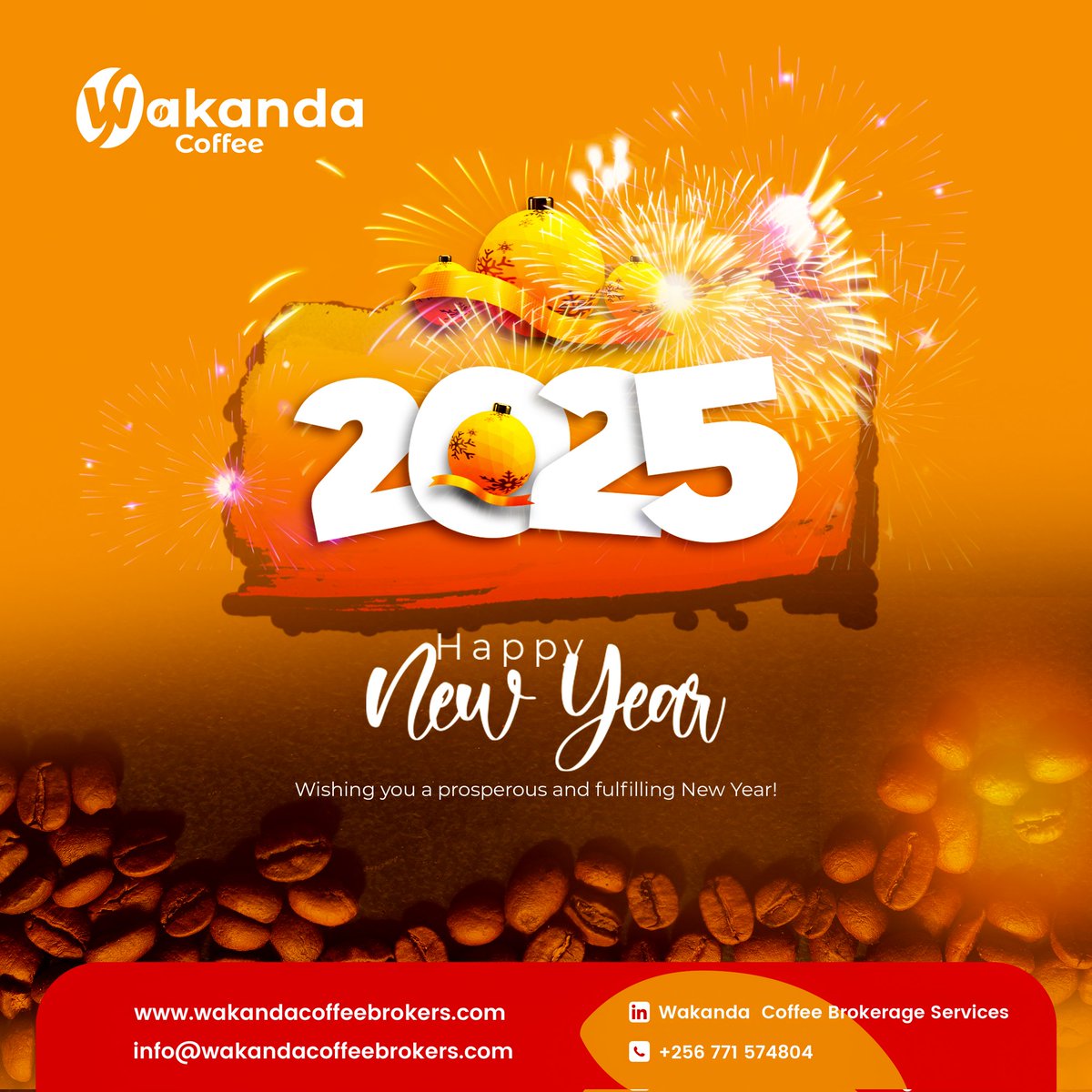 joabcoffeexz's tweet photo. Happy New Year to Our Valued Clients!

As we welcome 2025, Wakanda Coffee Brokerage Services extends our heartfelt gratitude for your trust and support throughout the past year. Your partnership has been the cornerstone of our success, and we are honored to serve you. https://t.co/RlA6xA3C1x