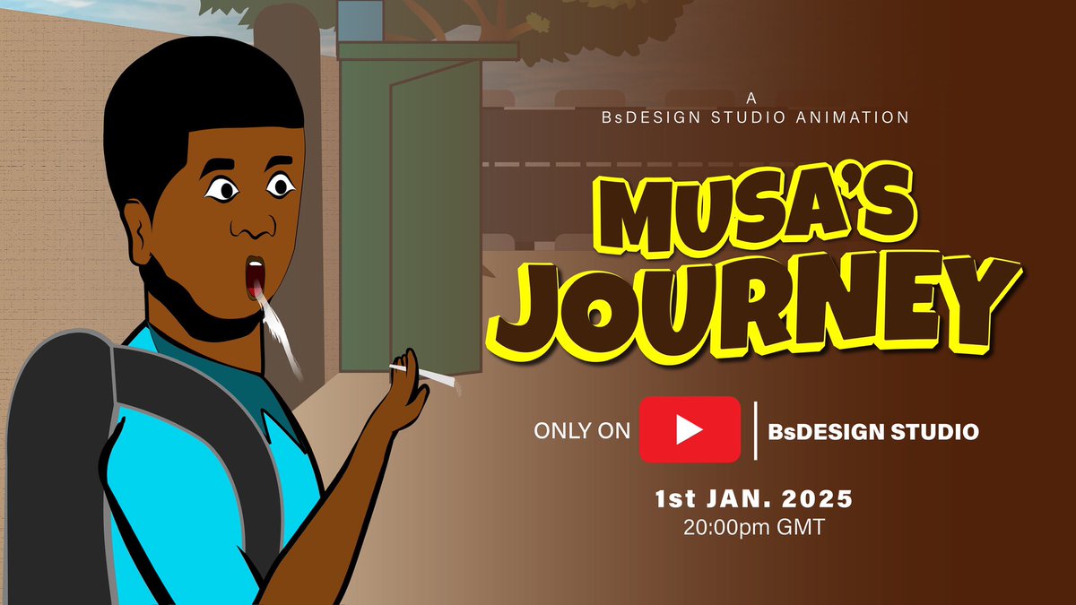 📽️ A story of dreams lost to peer pressure. Let's learn and act together. #EndKush

🚨Musa's Journey air tomorrow
⏱️8:00pm GMT

↪️ Only streaming on YouTube. Subscribe to our channel by clicking the link in our bio.