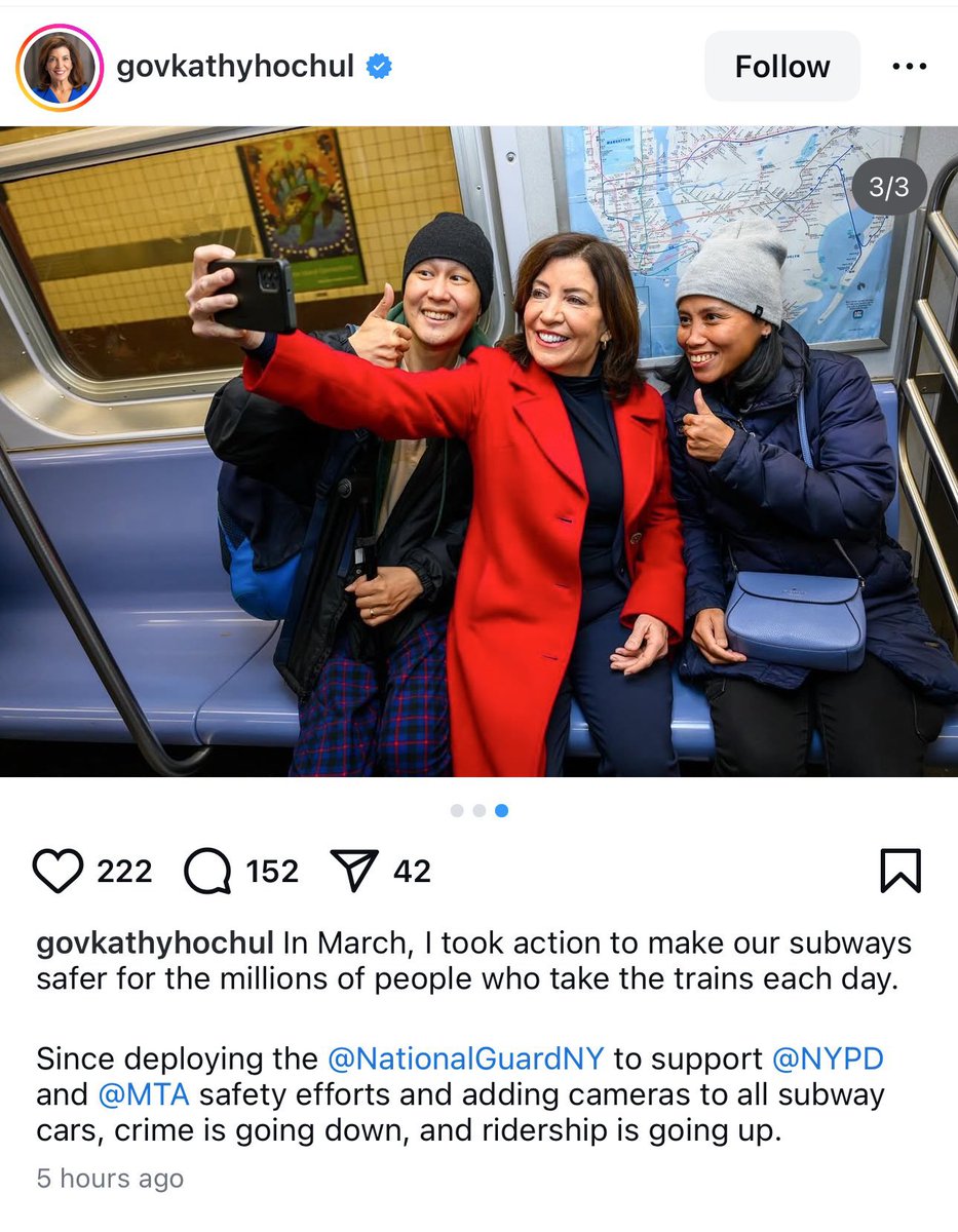 libsoftiktok's tweet photo. Kathy Hochul told us just last week that the subway is safe. Since then:

Woman burned alive
Man shoved into oncoming train
Man slashed in the neck
TdA gangs robbed riders
Woman stabbed in throat

Kathy Hochul needs to resign. https://t.co/PsB4IqJlsL