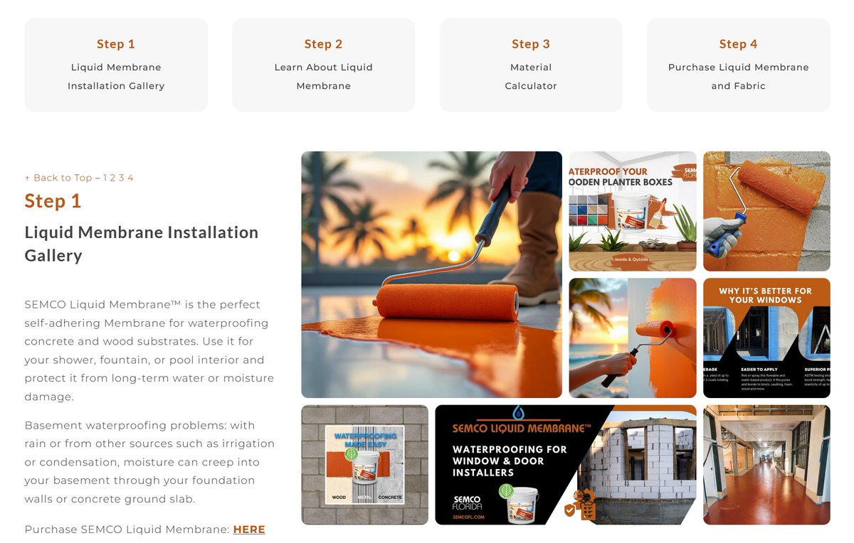 SemcoFlorida's tweet photo. Happy New Year! Our top selling product of 2024:  
https://t.co/rmFH190Dro 
SEMCO Liquid Membrane™ is the perfect self-adhering Membrane for waterproofing concrete &amp; wood substrates. Use it for your shower, fountain, or pool interior and protect it from water or moisture damage. https://t.co/iaVTMiPTvW