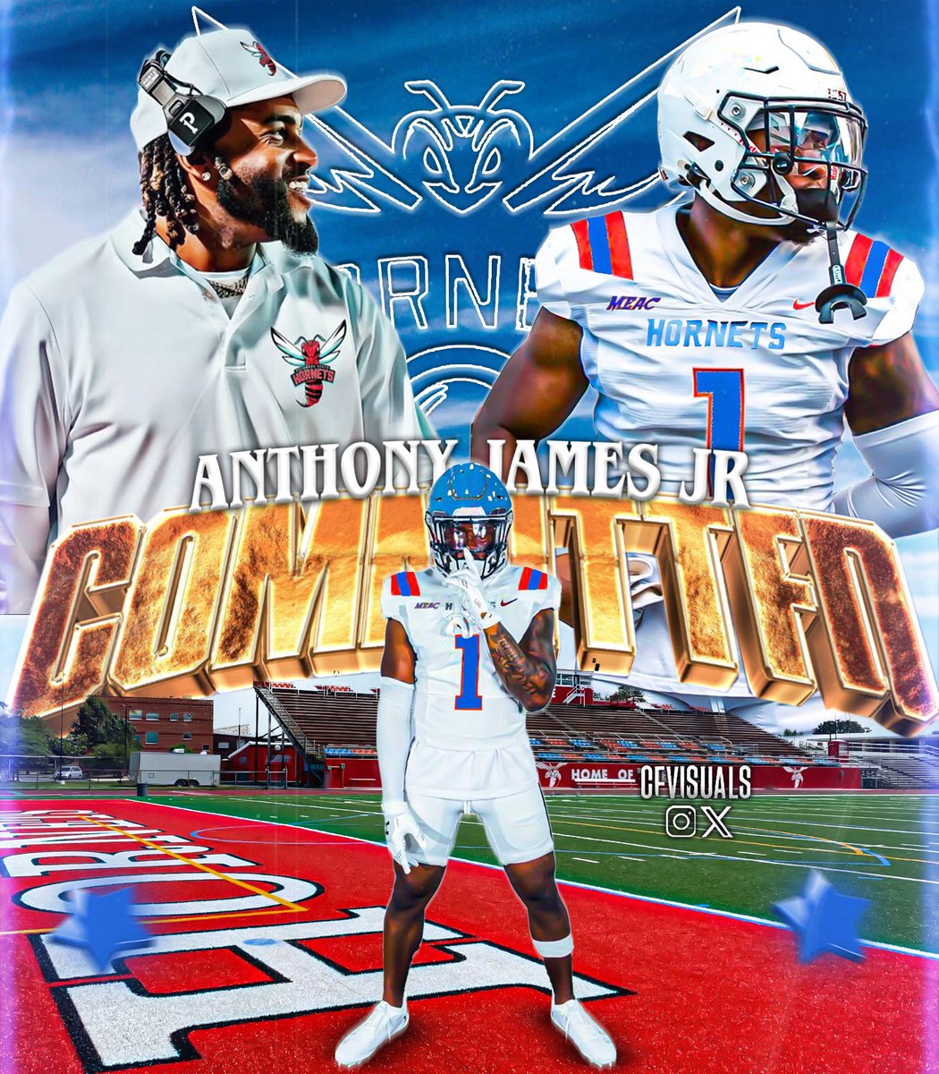 Anthony James Jr. (RB/Slot) Graduate transfer from Morgan State has committed with Delaware State ~ 2 years of eligibility remaining
* Hometown: Temple Hills, MD