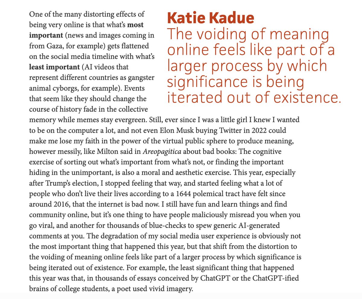 i sounded off to <a href="/TheMorningNews/">The Morning News</a> about the forces conspiring to render life meaningless. if u even care themorningnews.org/article/2024-t…