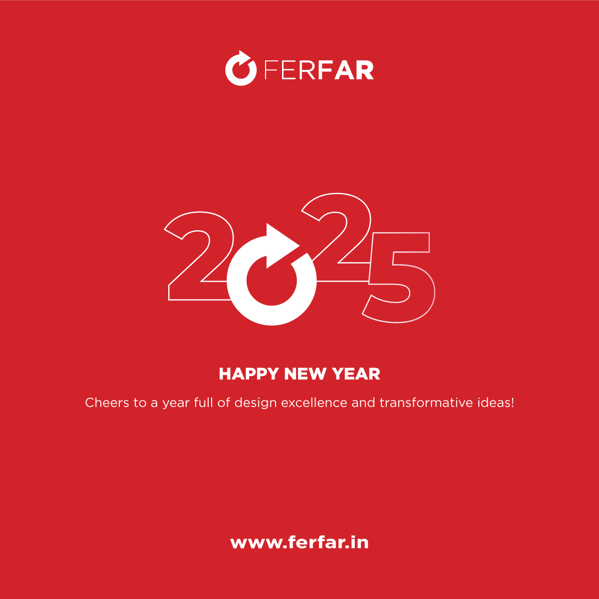 ferfardesign's tweet photo. New Year, New Horizons!

As the clock strikes 2025, @ferfardesign LLP steps into a year of bold creativity and limitless possibilities!

This New Year, we’re ready to:
🔹 Reimagine Design
🔹 Redefine Creativity
🔹 Elevate Brands

Happy New Year from Ferfar Design LLP! https://t.co/guK4dvClHr