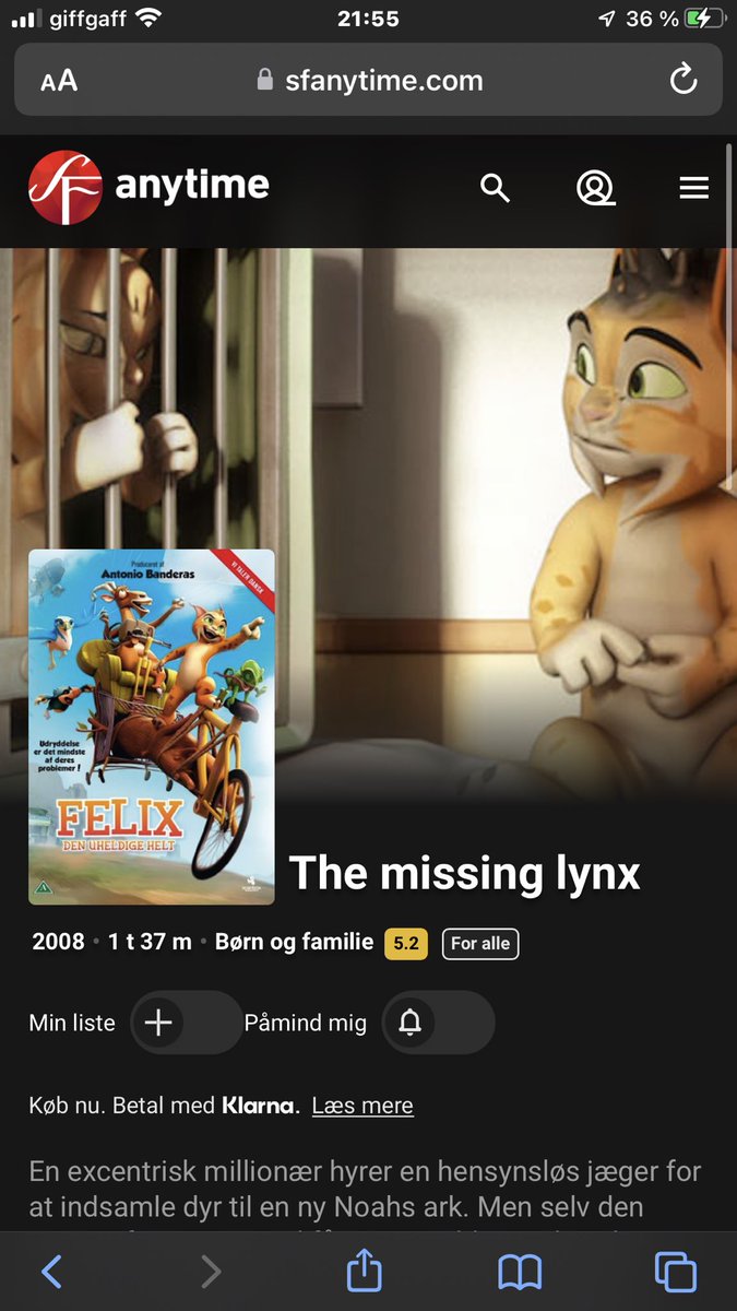 THE MISSING LYNX ON SF ANYTIME OH MY GOODNESS