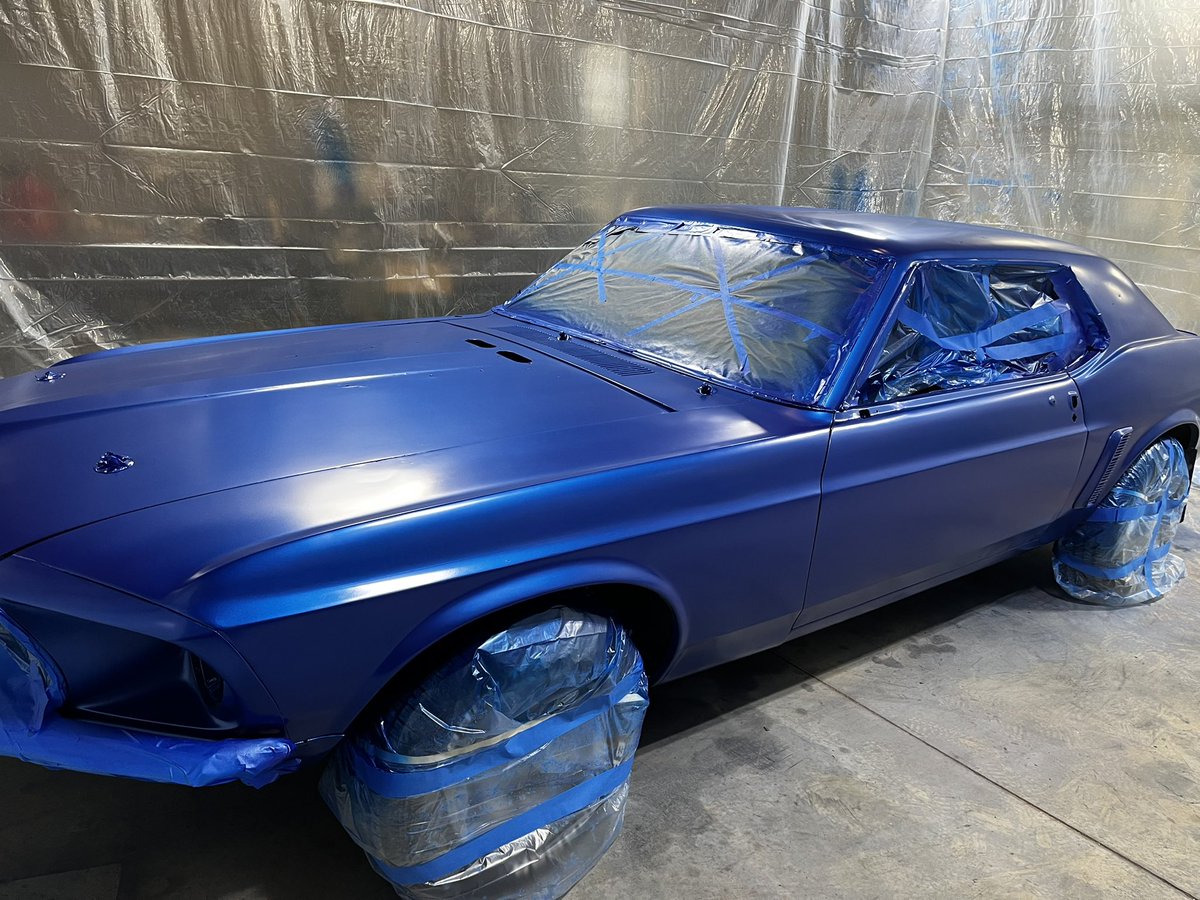 The base coat is down and tomorrow will be clear then on to the rest of the project to get it back together