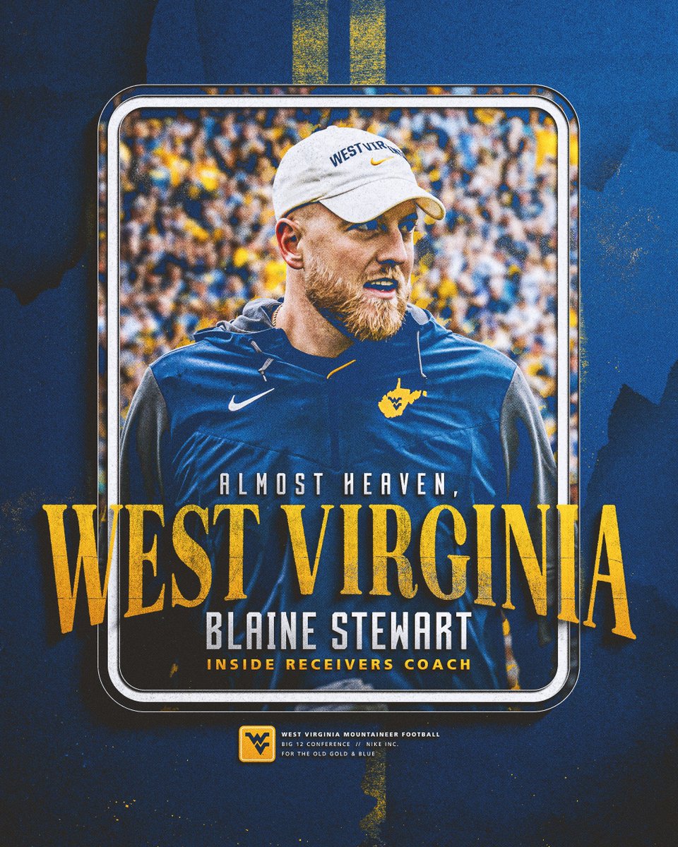 West Virginia Football (@wvufootball) on Twitter photo Mountaineer through and through π«‘
<a href="/CoachBlaineStew/">Blaine Stewart</a> is staying in Almost Heaven!
π tinyurl.com/2bes9plx
#HailWV Mountaineer through and through π«‘
<a href="/CoachBlaineStew/">Blaine Stewart</a> is staying in Almost Heaven!
π tinyurl.com/2bes9plx
#HailWV